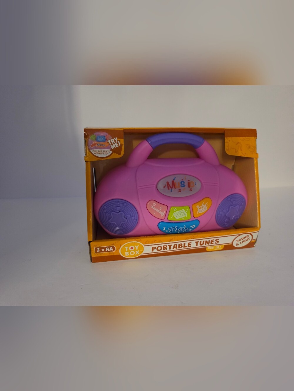 Portable Tunes Kids Music Player - Pink & Purple